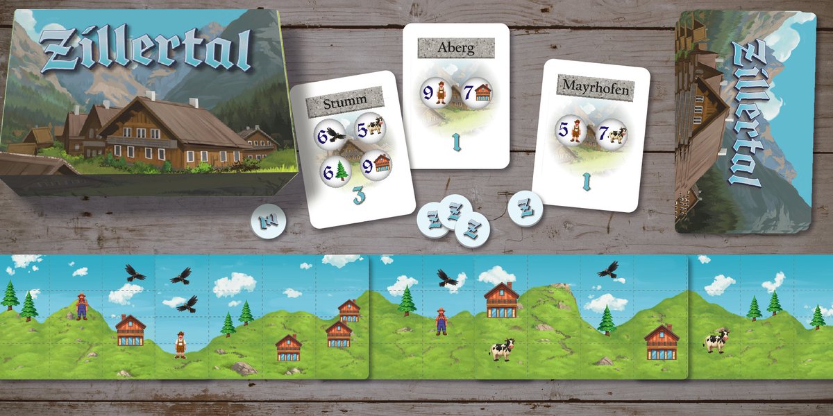 Zillertal - the latest game from Walnut Games is coming to Kickstarter soon! mailchi.mp/323aae0e77bf/n…