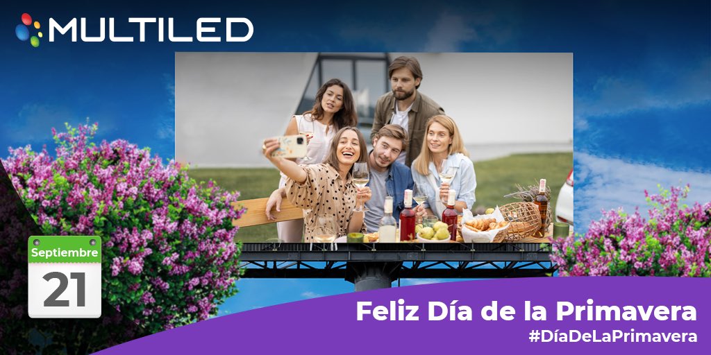 Multiled_SA's tweet image. Feliz día de la primavera! #Primavera #multiled #diadelaprimavera #21DeSeptiembre #pantallas #iluminacion #publicidadviapublica #Argentina