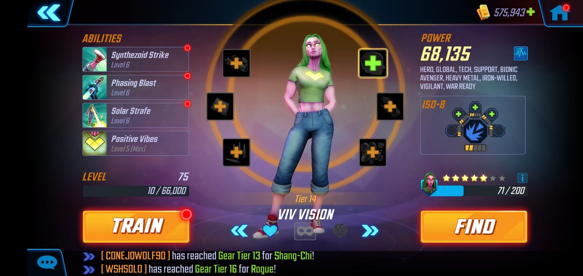 757Joker's tweet photo. Dear @scopely @MarvelStrikeF Can you send me at least 1RS for Viv please? Never in the store &amp; no I'm not wasting cores refreshing. I know this is waste of time asking but this game seems like waste if time lately.  Thanks. https://t.co/W88v4nQBk8