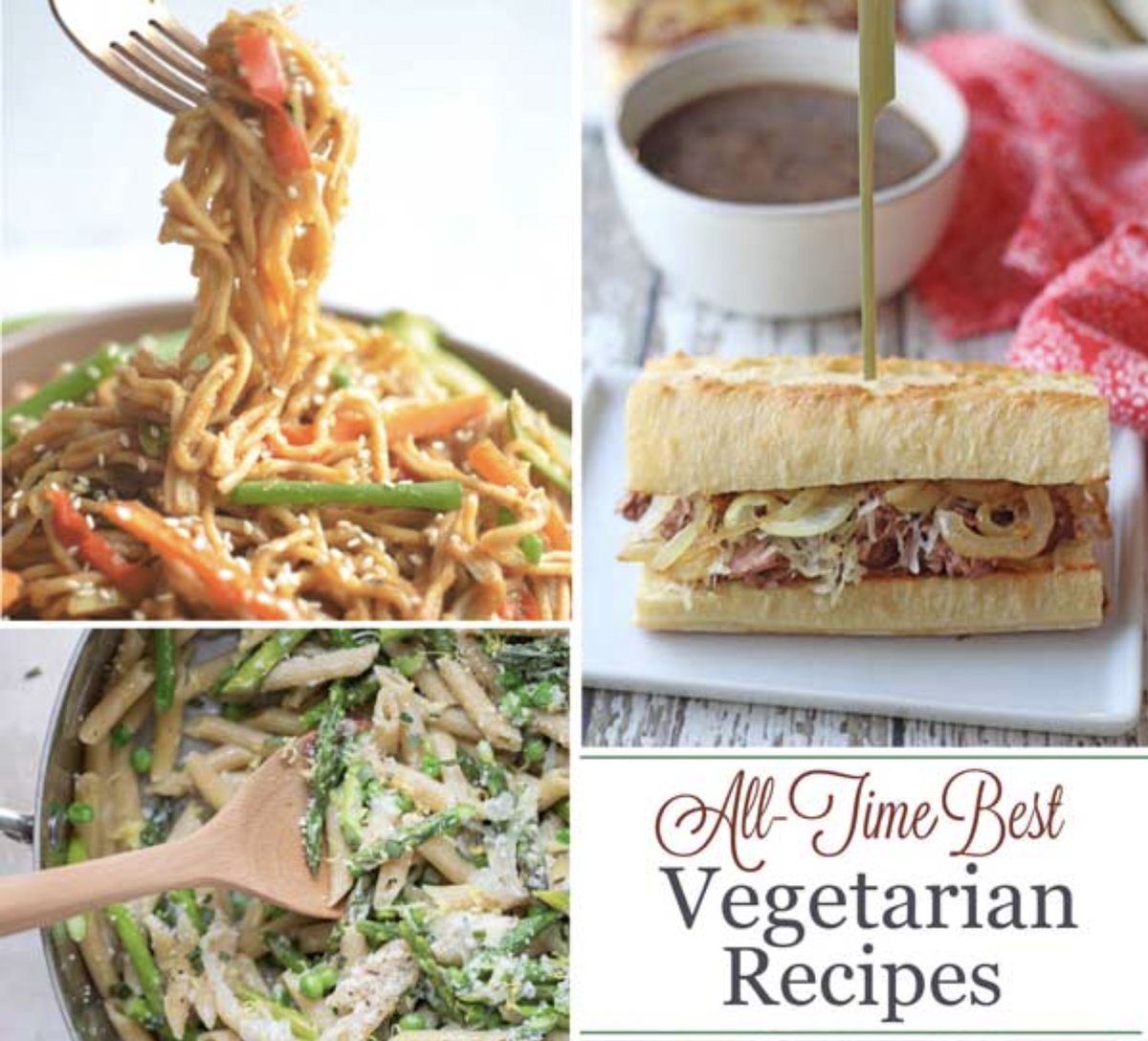 55 Best Vegetarian Meals: The most popular, very BEST recipes chosen from 100s of food writers. Easy, healthy vegetarian recipes even meat-eaters will love! Try one for dinner tonight! twohealthykitchens.com/13-all-time-be… via <a href="/twohealthykitch/">Two Healthy Kitchens</a>