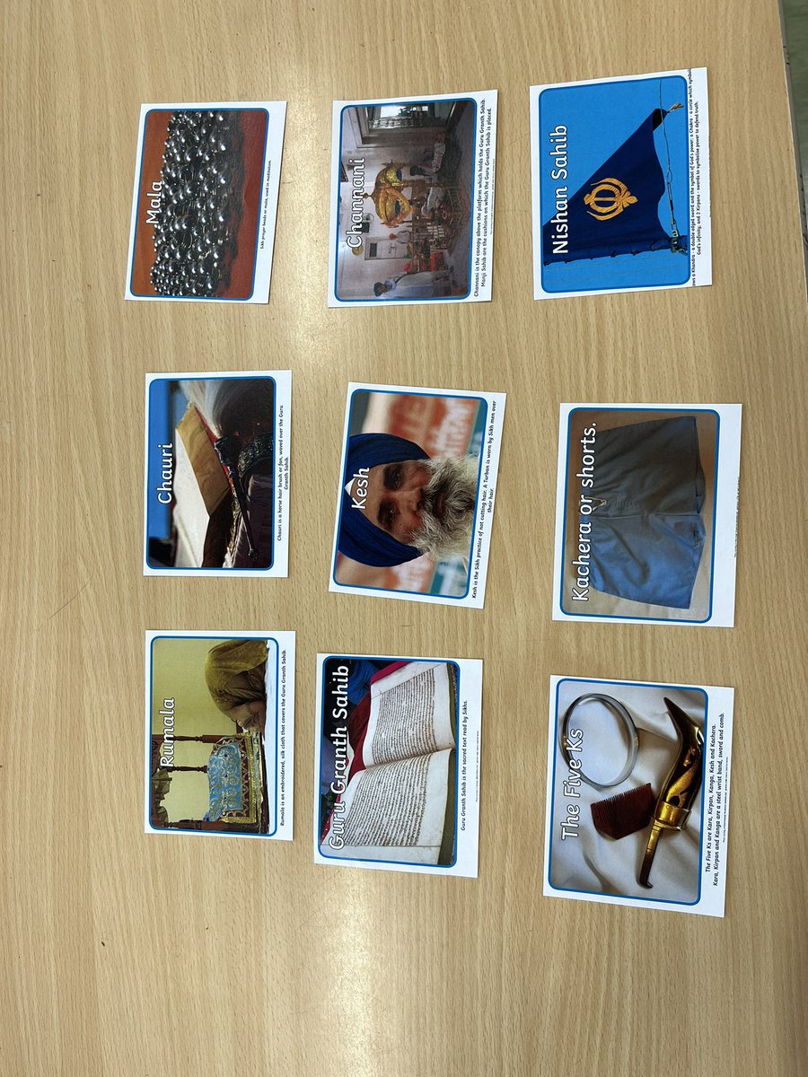 ThorpeBradford's tweet photo. Year 6 loved playing the under the cloth memory game in RE today. They had to memorise as many Sikh words and artefacts as they could. They flourish when in competition with eachother! Miss. Webb @AcademyCAT1 @WCSQM https://t.co/Mx1W8JlT41