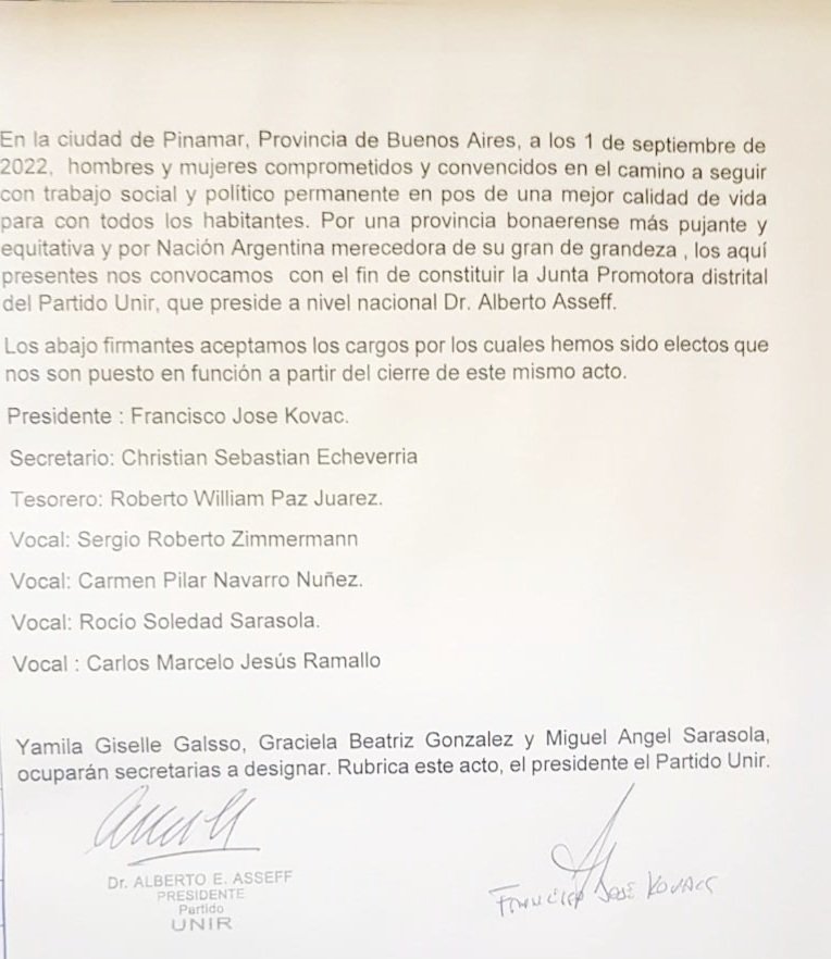 UnirPinamar's tweet photo. Presentamos a los integrantes de la Junta Promotora de UNIR Pinamar periodo 2022/23. 

#SomosUNIR
#LaFuerzaDelCambio 

@DifusionUnir 
@albertoasseff 
@unirbuenosaires 
@UNIREquipo https://t.co/B9hM5DvLUY