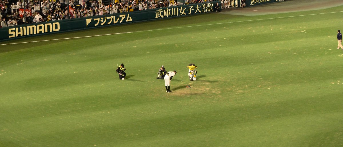 nemumikoppe's tweet photo. カス試合からの糸井引退試合セレモニー
19年間お疲れ様でした https://t.co/3fsREG3lva