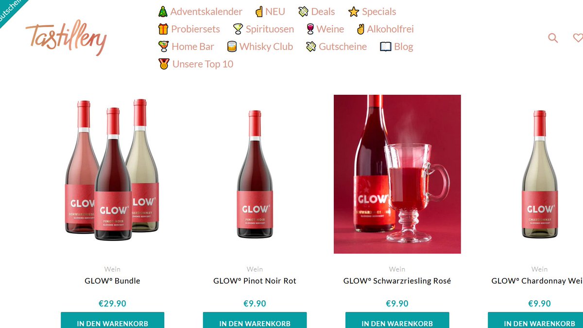 CheckGluhwein's tweet photo. Frage an #Glühwein Fans: Wer von euch ist bereit 9,90€ für eine Flasche Glühwein auszugeben? Sind euch exquisite Zutaten, wie Bio Wein + ausgefallene Aromen das wert?! Was sich genau unter dem Glow verbirgt, verraten die Erfinder im Tastillery Podcast: https://t.co/2Z4RM7WQfX https://t.co/bfSDn0DPw2