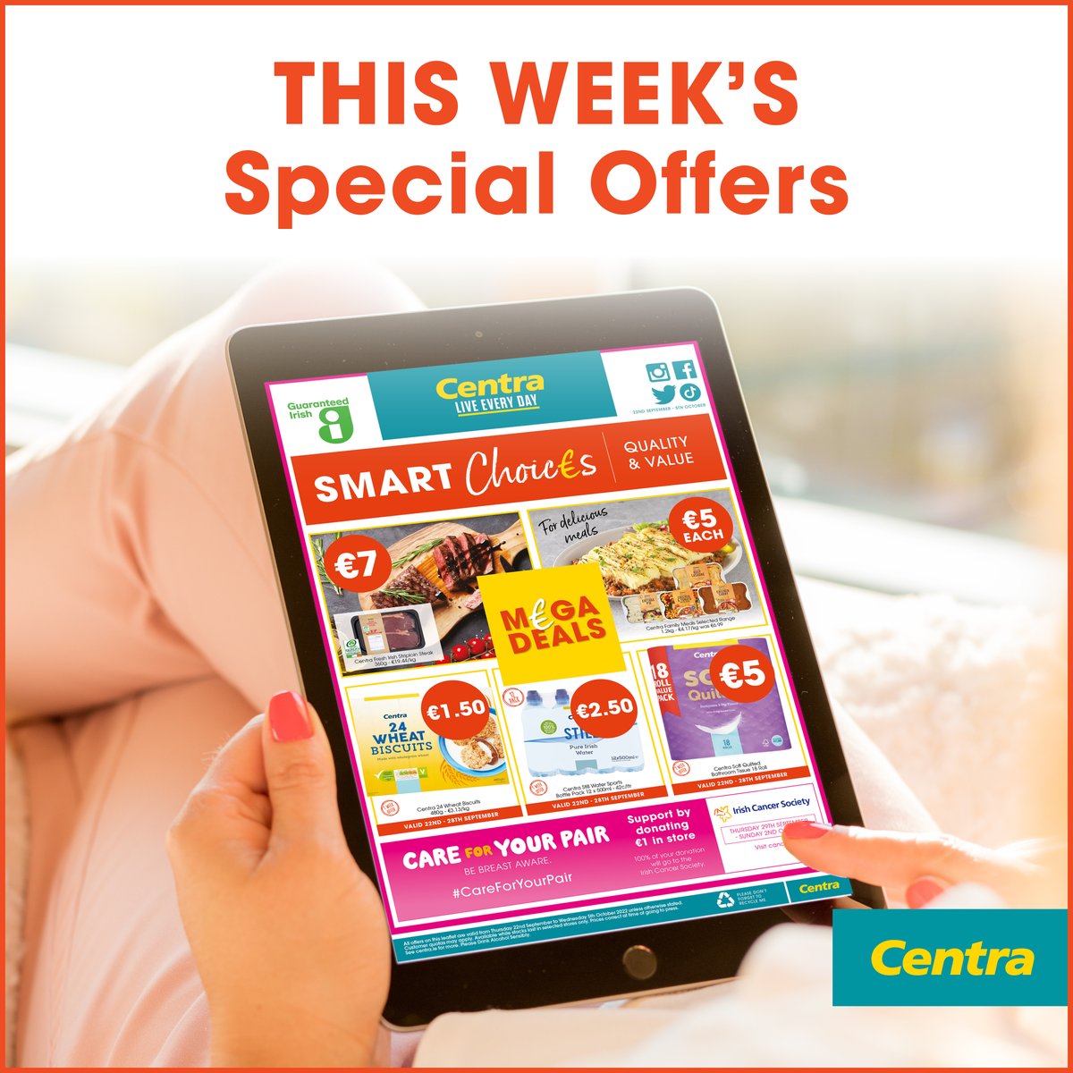CentraIRL's tweet photo. ⭐ Smart Choices ⭐
Choose Centra for Quality & Value!
To view offers click here: https://t.co/CaSuqf6XgI
Offers available in selected stores from 22nd September - 5th October unless otherwise stated.
#ChooseCentra #QualityAndValue https://t.co/Fngt6VEfki