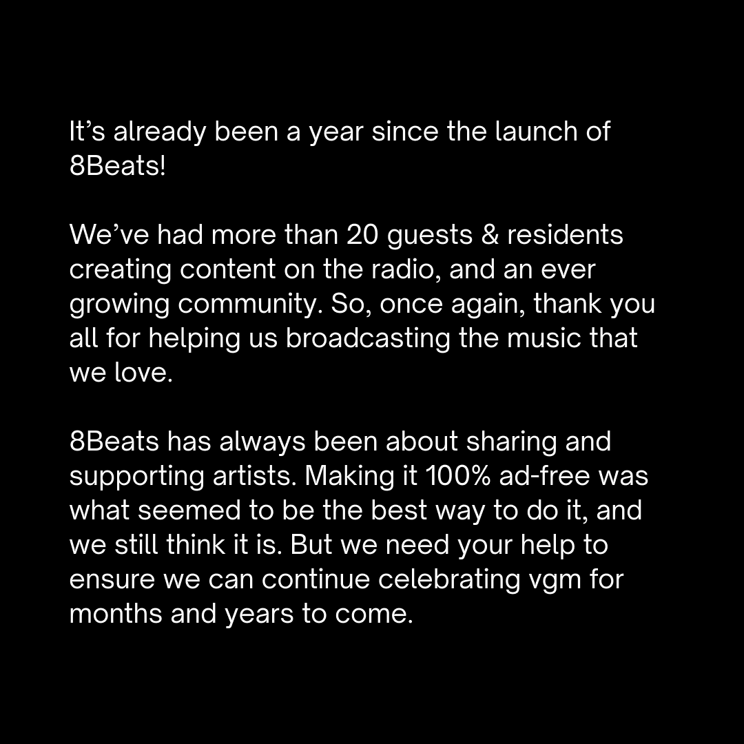 8Beats 1-year anniversary! ✨
Here’s a quick message for all of you!