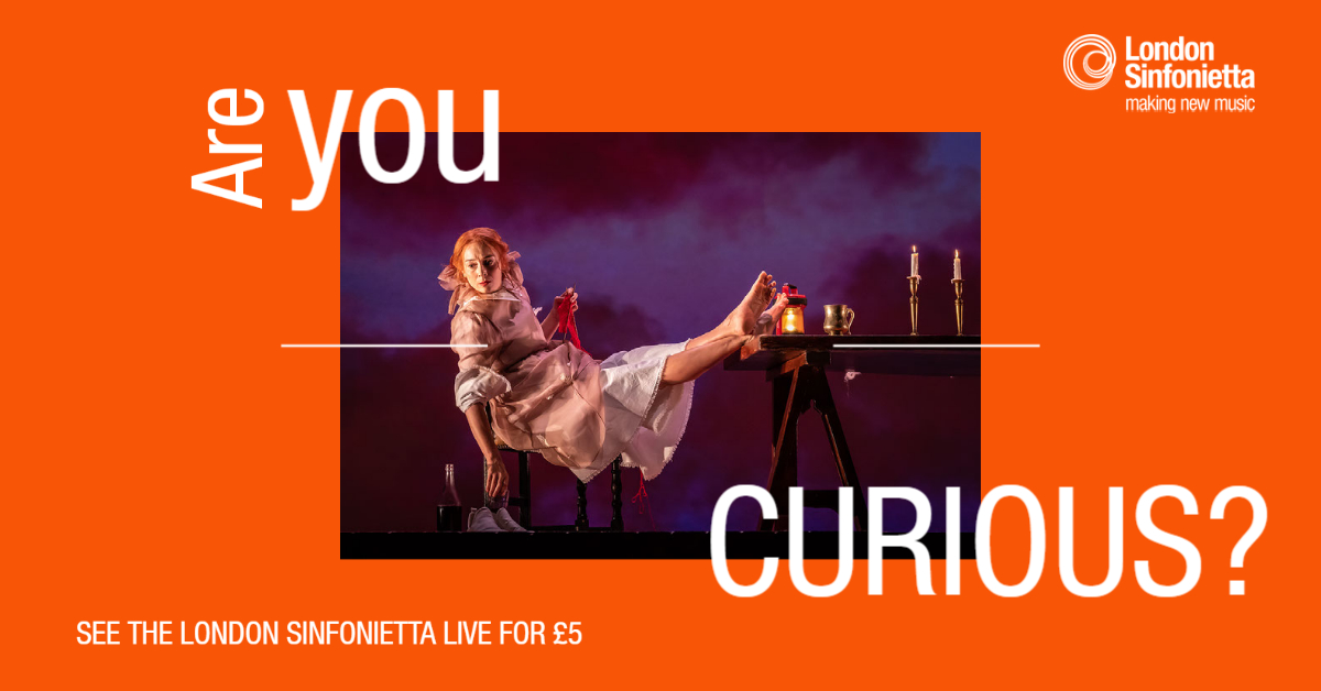 Are you Curious? 🤔 Great news - Curious? our £5 ticket scheme is back and better than ever… AND it’s now available for anyone under 30! Sign up to Curious? to receive exclusive deals, including £5 tickets at selected London Sinfonietta events. londonsinfonietta.org.uk/opportunities/…