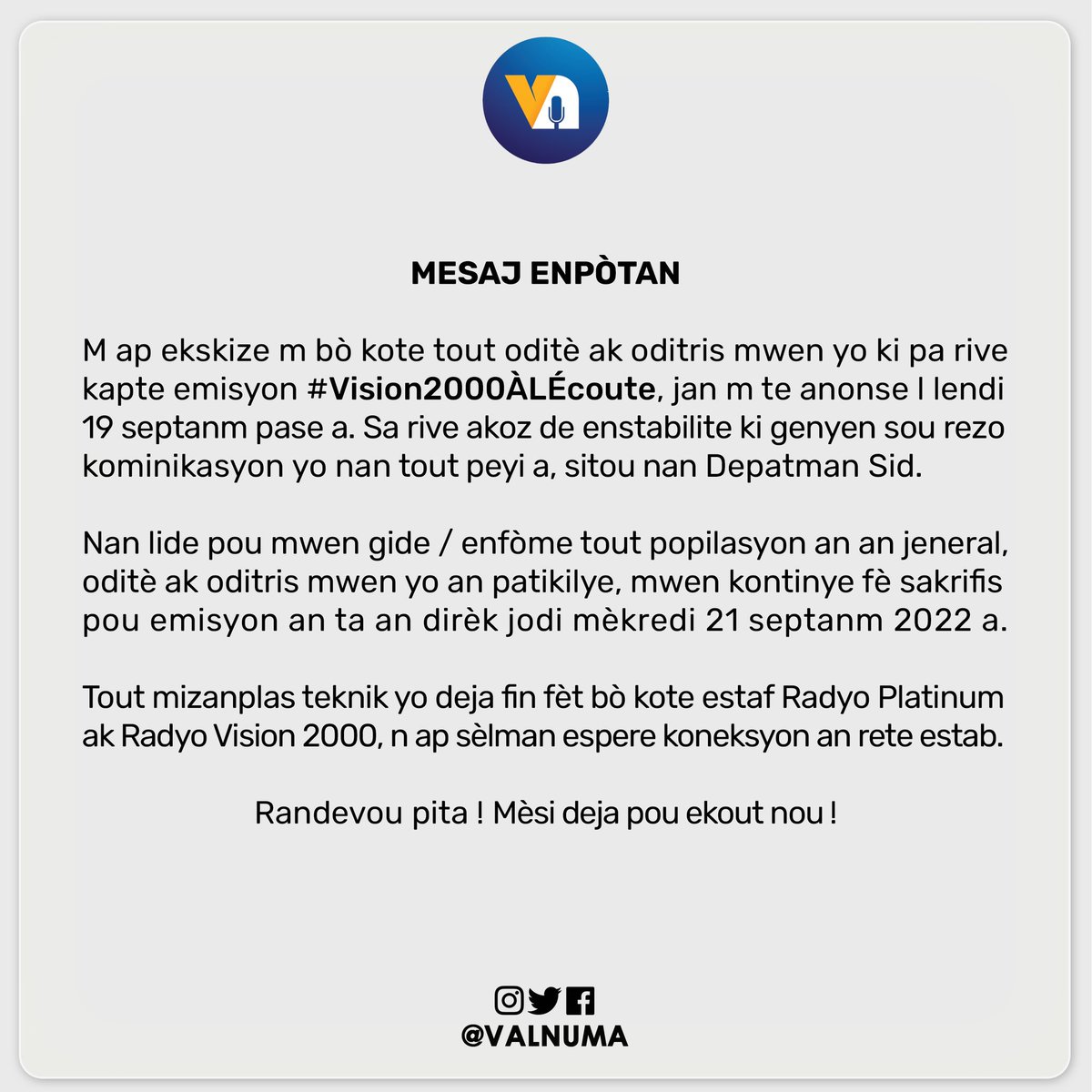ValNuma's tweet photo. #RandevouPita https://t.co/3ccnxrUJV1