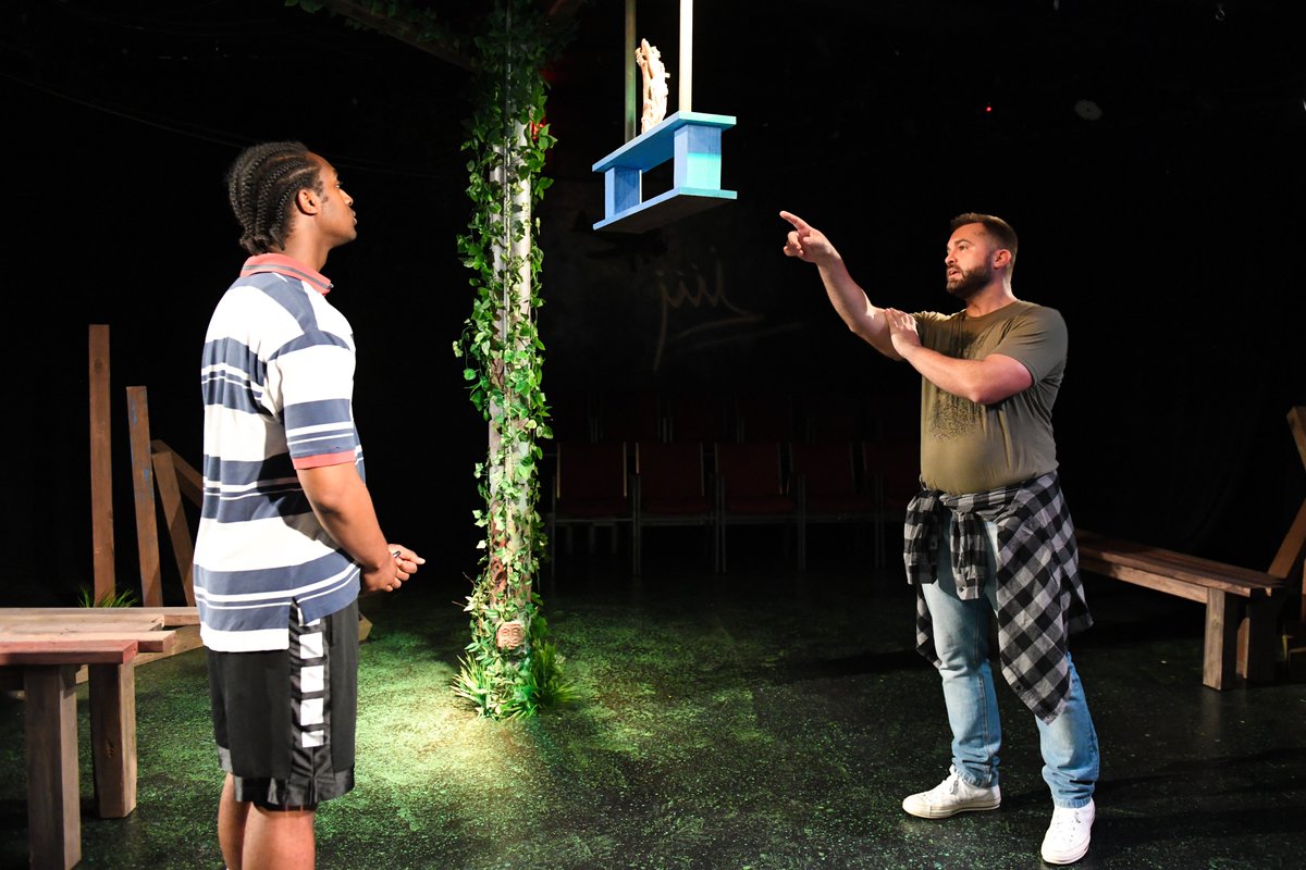 refractedco's tweet image. Step into the light...come see St. Sebastian tomorrow through Saturday at 8 PM, or Sunday at 3 PM. We still have some tickets available! 
Tix: bit.ly/3DuBYaS
📷: Evan Hanover