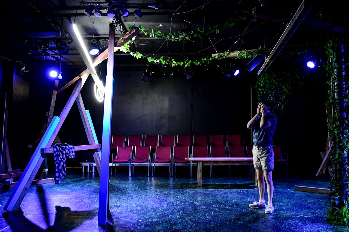 refractedco's tweet image. Step into the light...come see St. Sebastian tomorrow through Saturday at 8 PM, or Sunday at 3 PM. We still have some tickets available! 
Tix: bit.ly/3DuBYaS
📷: Evan Hanover