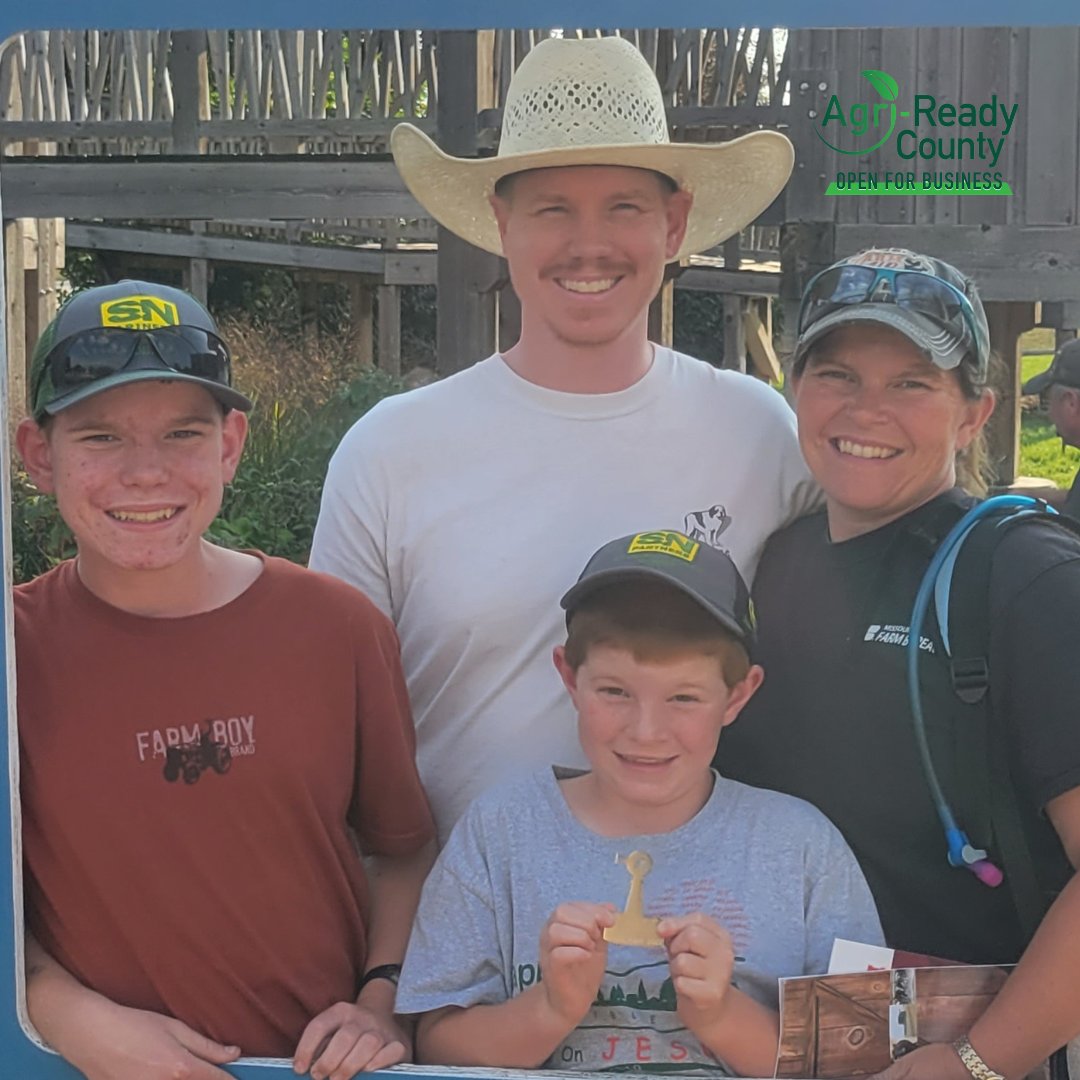 Mark and Emma Alexander farm with their young sons in #AgriReady Webster County near Fordland. The Alexanders have a diversified operation that represents several agriculture commodities, but their ultimate goal is #FuelingFutureFarmers mofarmerscare.com/fueling-future….

#MoFarmersCare