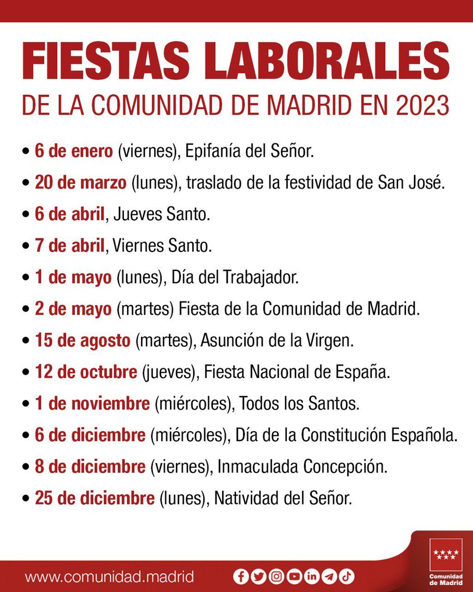Comunidad de Madrid tweet media