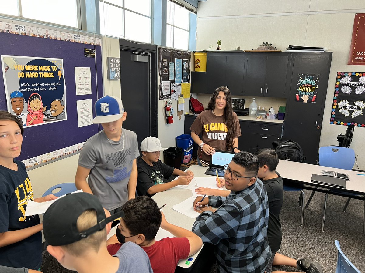 During connection time today, some 8th grade WEB students led our class in some great activities! All smiles and good times with <a href="/VIDASHARKS/">VIDA (6-8 Magnet)</a> thanks <a href="/mrsruizvida/">Katie Ruiz</a> for all you do in helping our Ss feel seen and connected. #ohana #bettertogether