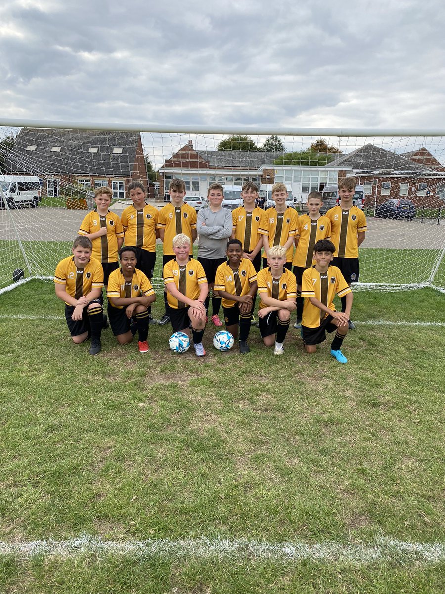 PE_BGS's tweet image. Following on from the terrific performance by the 1st XI, our Y8 ‘B’ Team secured their spot in the next round of the National Cup with a fantastic 4-0 victory over Wymondham College.