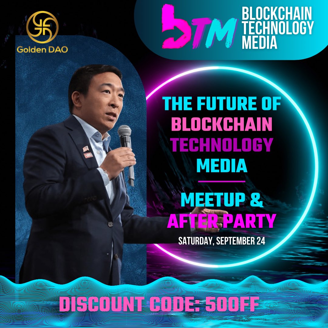 Who’s ready for BTM Houston this Saturday?! 🥳 Meet up with the team and @AndrewYang and celebrate with us after! Special thanks to our incredible sponsor @gate_io 🙏🤩👊 GRAB YOUR TIX 🎟️ NOW: btmhouston.com