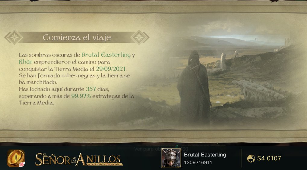 Comienza tu aventura en la Tierra Media ahora. ¡Un anillo para gobernarlos a todos!