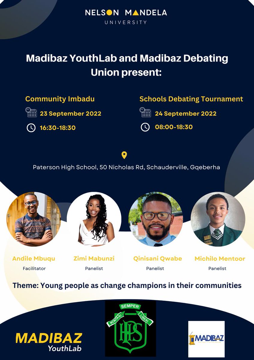 BSMnyaka's tweet photo. Taking @MandelaUni to schools @MabunziZimi https://t.co/6xDv9NK9Ei