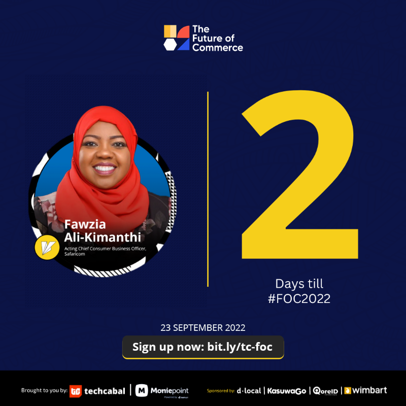 TechCabal's tweet photo. The Future of Commerce is in 2 days

This Friday, we will bring together over 30 tech leaders to discuss how innovation in payments, social media, and logistics are powering Africa’s commerce. 

You do not want to miss this 
#FOC2022