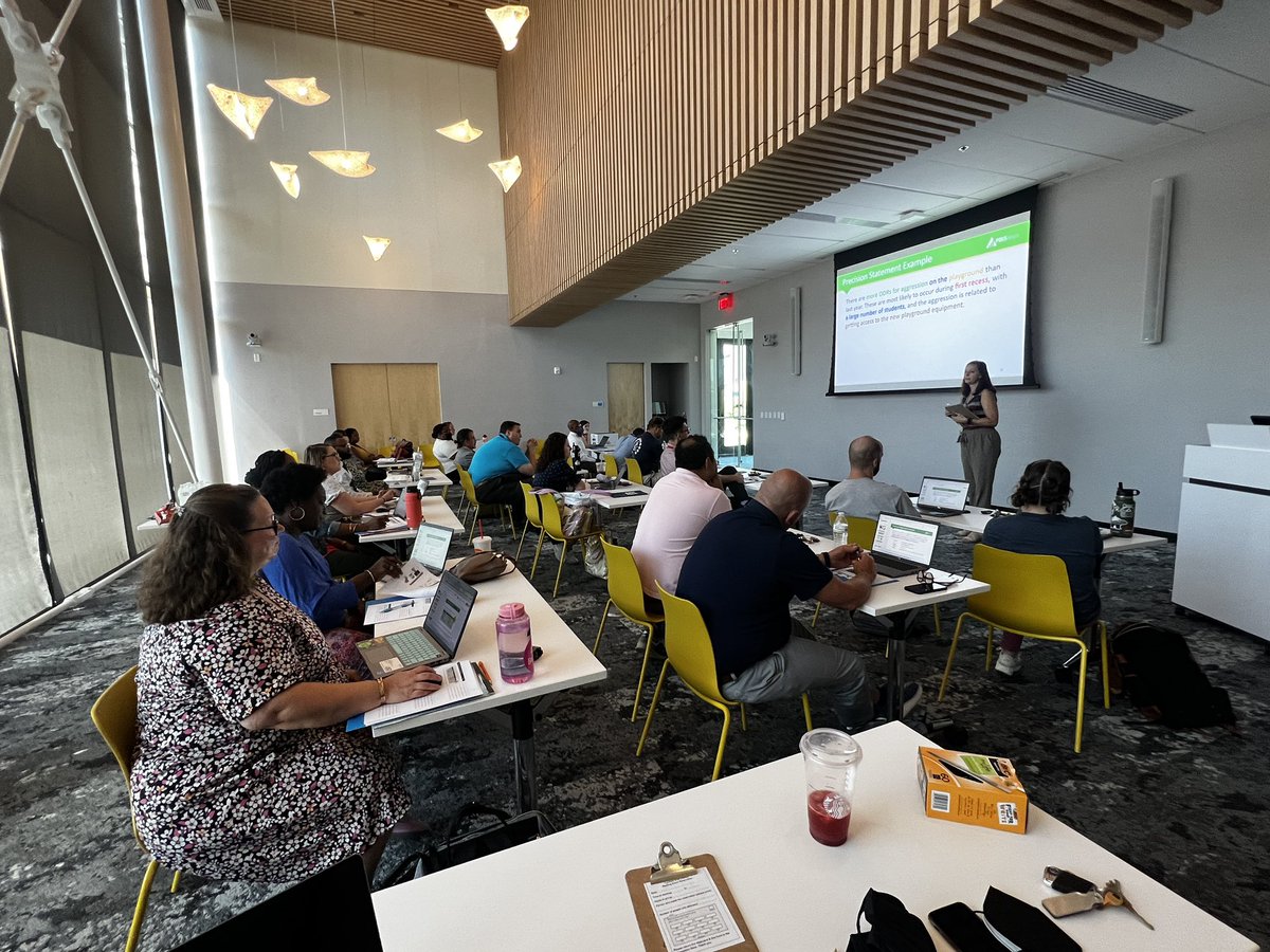 DrJones12406's tweet photo. A great day to provide an extensive training to our new PBIS Data Analyst! They came in excited, engaged & ready to learn! #PBIS #DataAnalyst #LetsWork @HenricoSchools @PBISApps @PBISWorld @Vtss_ric https://t.co/kPmfKavpVB