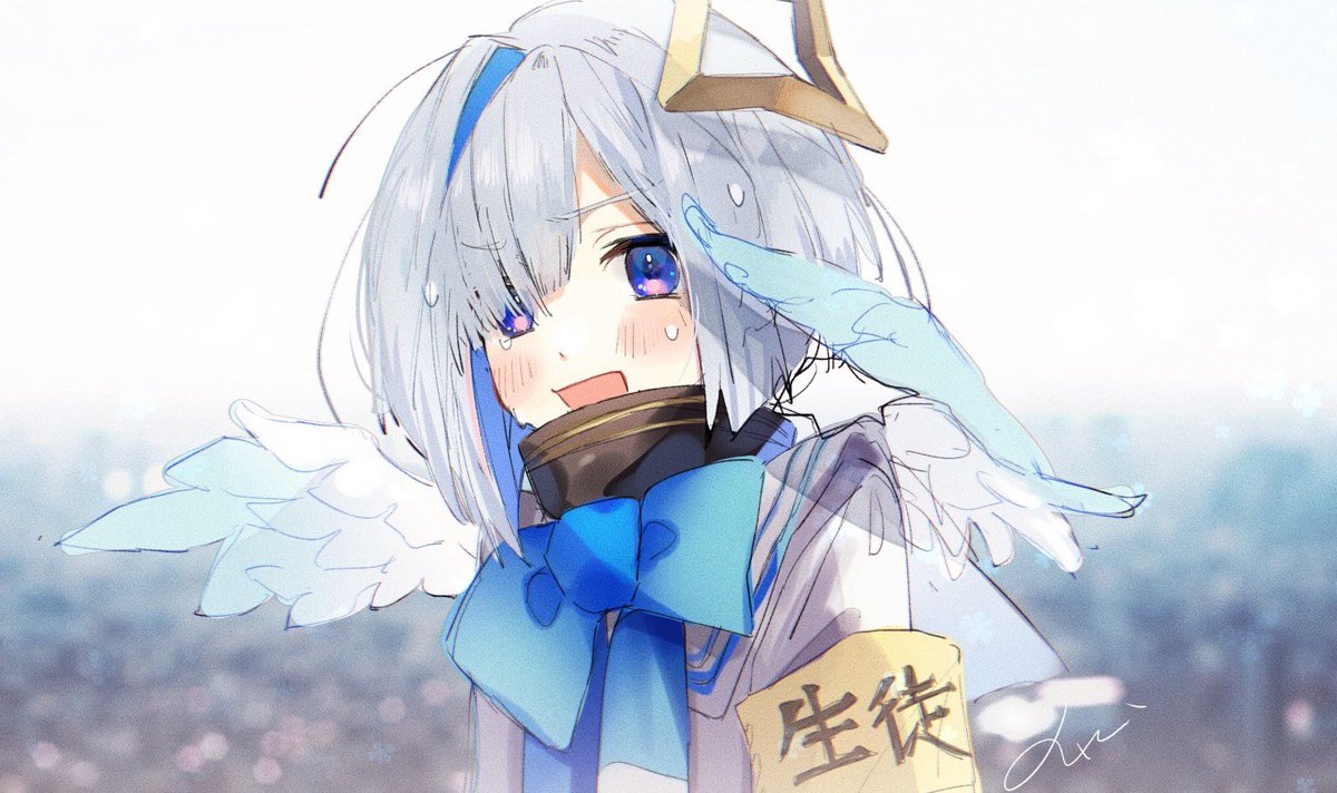 天音かなた 「バレた#かなたーと 」|ホ塔のイラスト