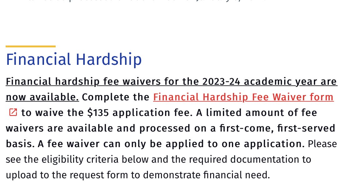 Applying to #gradschool? Many places (like <a href="/UCRiverside/">UC Riverside</a>) have limited funds for financial hardship fee waivers that are available on a first-come, first-served basis. 

If eligible, apply for the waiver ASAP. It is separate from your grad application.

graduate.ucr.edu/fee-waivers