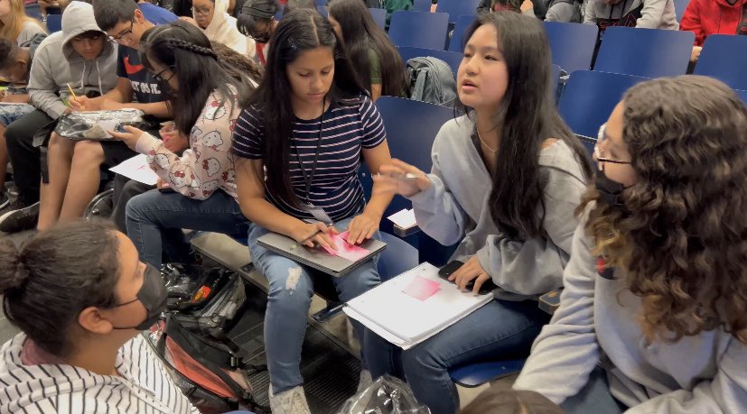 NewTechDISD's tweet photo. We welcomed Authenticity Partner Mr. Register w/ @InsightEnt to authenticate our ELAR &amp; AP Computer Science Project - Codename Chronicles. Students participated in a seminar &amp; Q&amp;A with industry professionals then workshops with their peers. #PBL #GAMING #ELAR #coding #realworld https://t.co/j6oOZ3sFvm