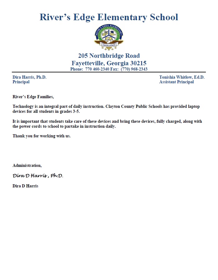 REES_Eagles's tweet photo. Parents,
Please read and ensure if you have a student in grades 3-5, you assist them daily with proper care of their device as well as bringing it to school. https://t.co/sMgiPuZQLh