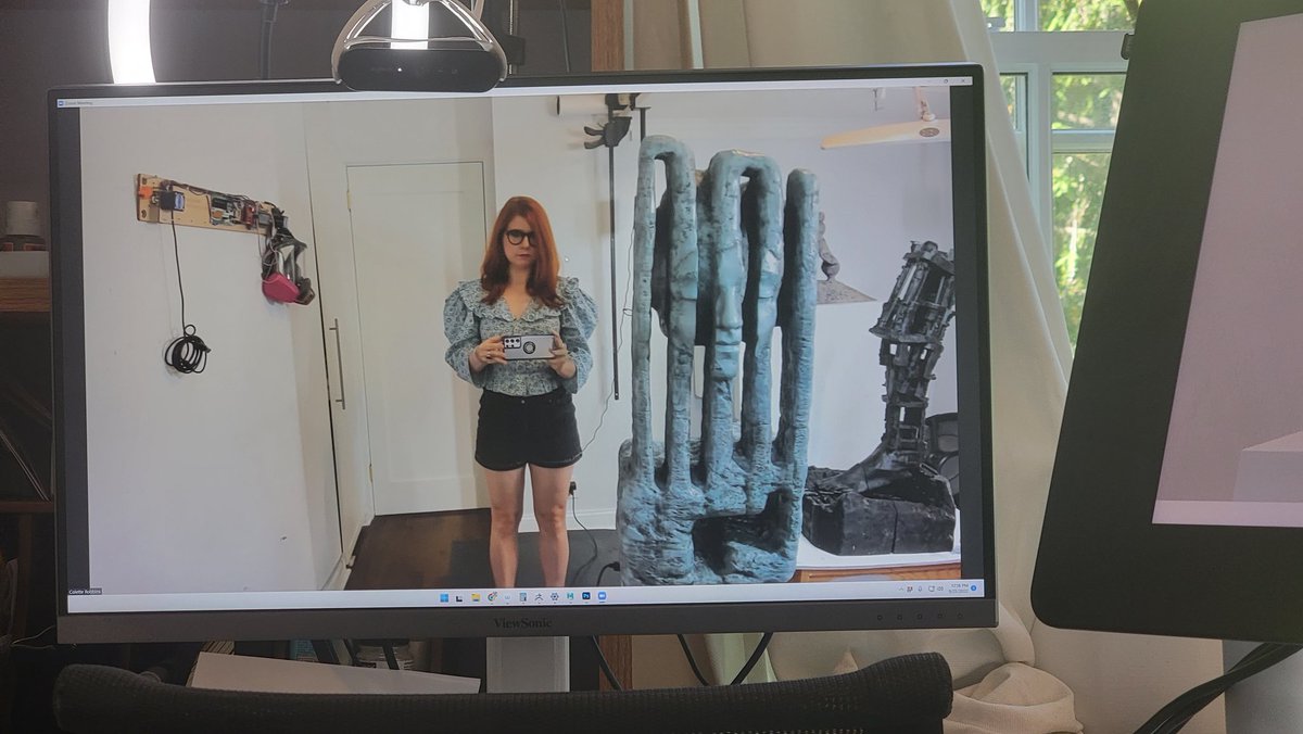 coletterobbins's tweet photo. View of my studio as I'm getting ready to record a new episode of #fileexchange with co-host @sophiekahn with guest @digitalcoleman 👀 Stayed tuned for the episode 👀 https://t.co/dOyp7g2vxA
