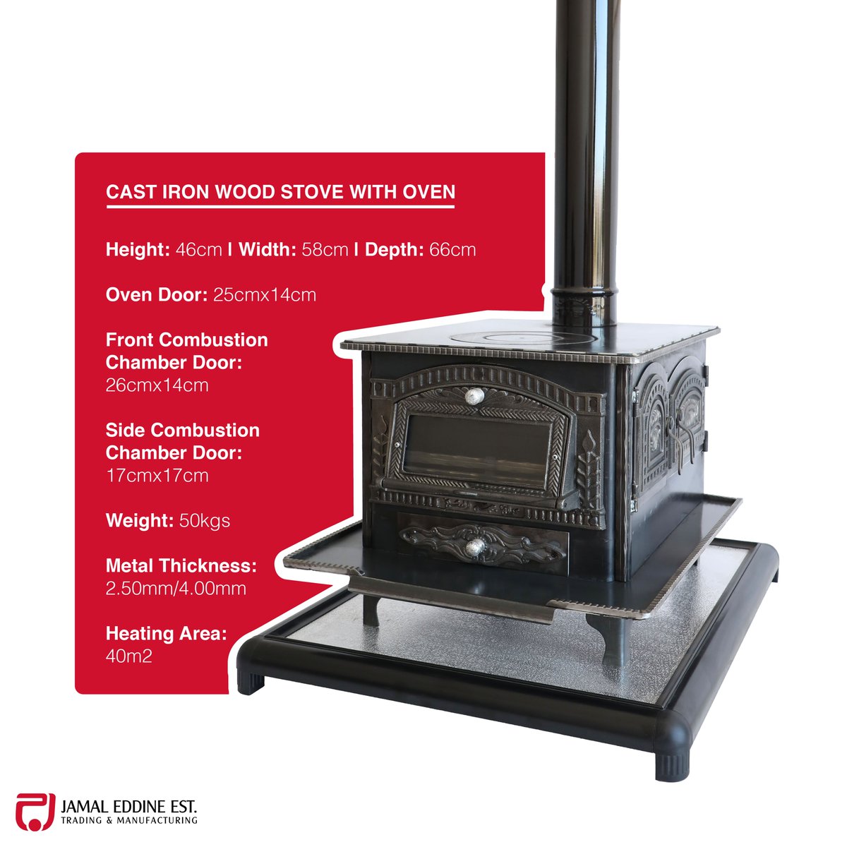 jamaleddineest's tweet photo. Cast Iron Wood Stove With Oven
راشيا الوادي-الطريق العام
لنا فروع وموزعون في جميع المناطق اللبنانية
للاستفسار عبر الواتساب
 +961 70 662 050
☎️08591790
📱 00961 70 567755  
#Jamaleddineest #winter2023 #stoves #Wood_Chimney #MaintenanceService
#JabalElSheikhStoves #مدافىء_جبل_الشيخ https://t.co/aHy24CUFNl
