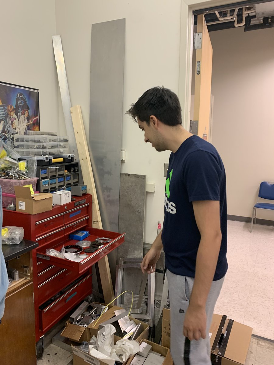 UAHMoonbuggy's tweet photo. September 19th, 2022:
Things are rocking and rolling in the Moon Buggy workshop! #uah #moonbuggy #hercchallenge #nasa #tasktools #rover https://t.co/7C1j4lMP7s