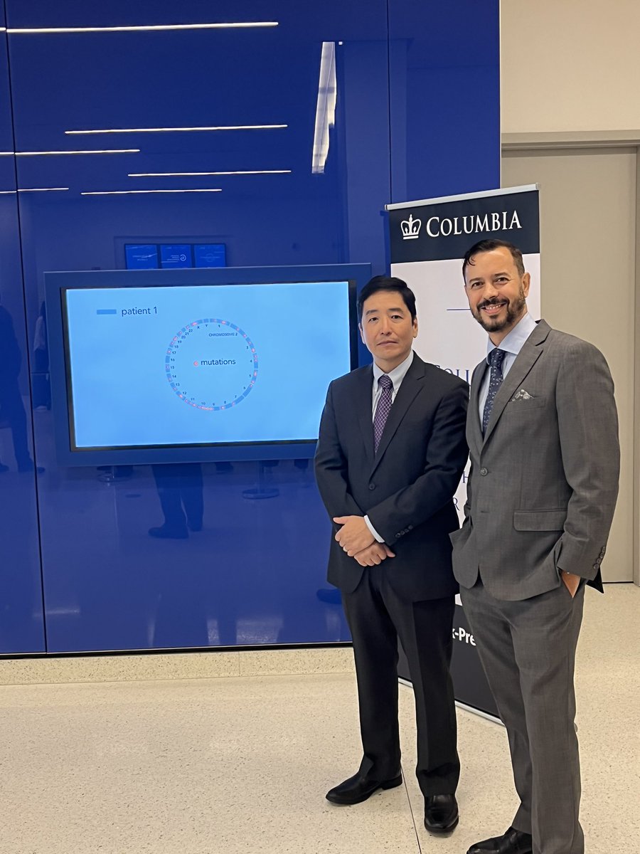 Dr. Raul Rabadan and Dr. Chin Hur will present to the First Lady and Queen Letizia on some of Columbia Cancer’s global collaborations. @theNCI #CancerMoonshot