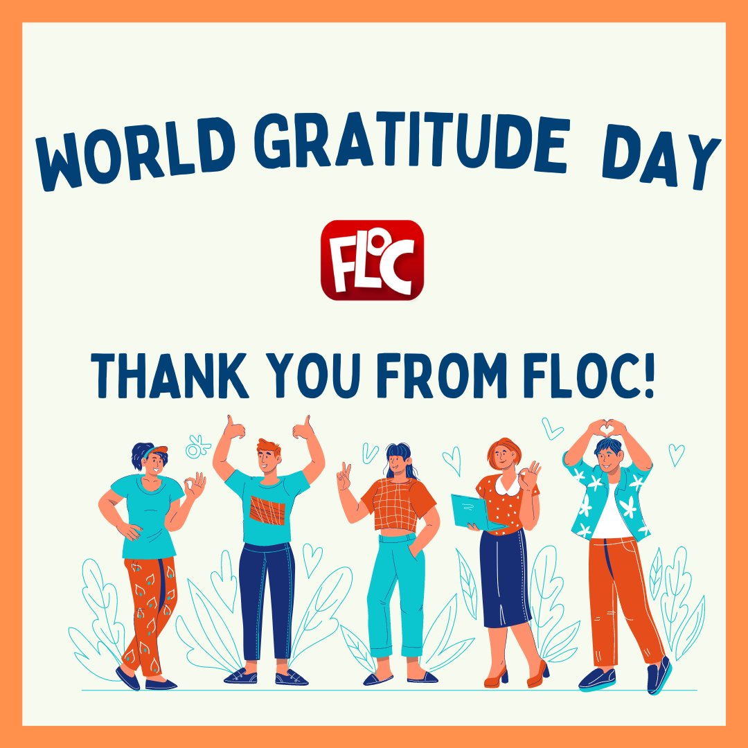 Today is #WorldGratitudeDay and we are so grateful for you! Our programming wouldn't be possible without the support from all of our volunteers, donors, and community partners. Thank you! ⭐
#flocdc