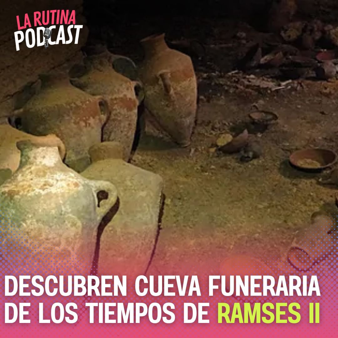 larutinapod's tweet photo. ¡Que extraño! En pleno 2022, arqueólogos israelís encontraron una cueva funeraria de la época del faraón Ramsés II, repleta de piezas de cerámica y objetos de bronce.

#LaRutinaPodcast #LaRutina #Cueva #RamsesII #Israeli #Arqueologos #Historia #Bronce https://t.co/E8vJGyZqT4