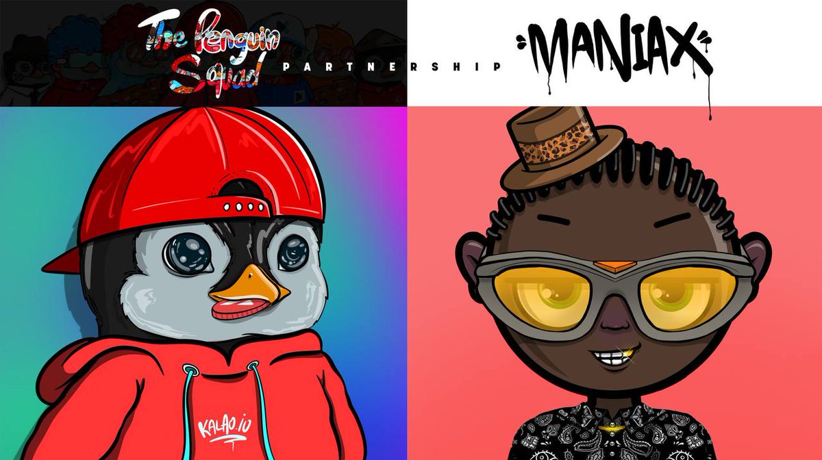 maniaxnft's tweet photo. We are happy to announce partnership with @ThePenguinSqua1 🪓❤️‍🔥
 
🫂

They are giving 1xPenguinSquad + 1xPuzzlePenguinSquad for maniax community. 🥰

Terms:
✅Follow @ManiaxNFT &amp; @ThePenguinSqua1
✅RT &amp; Like
✅Tag 2 friends

Let's make some noise! 
#Avalanche https://t.co/bZysM6mblJ