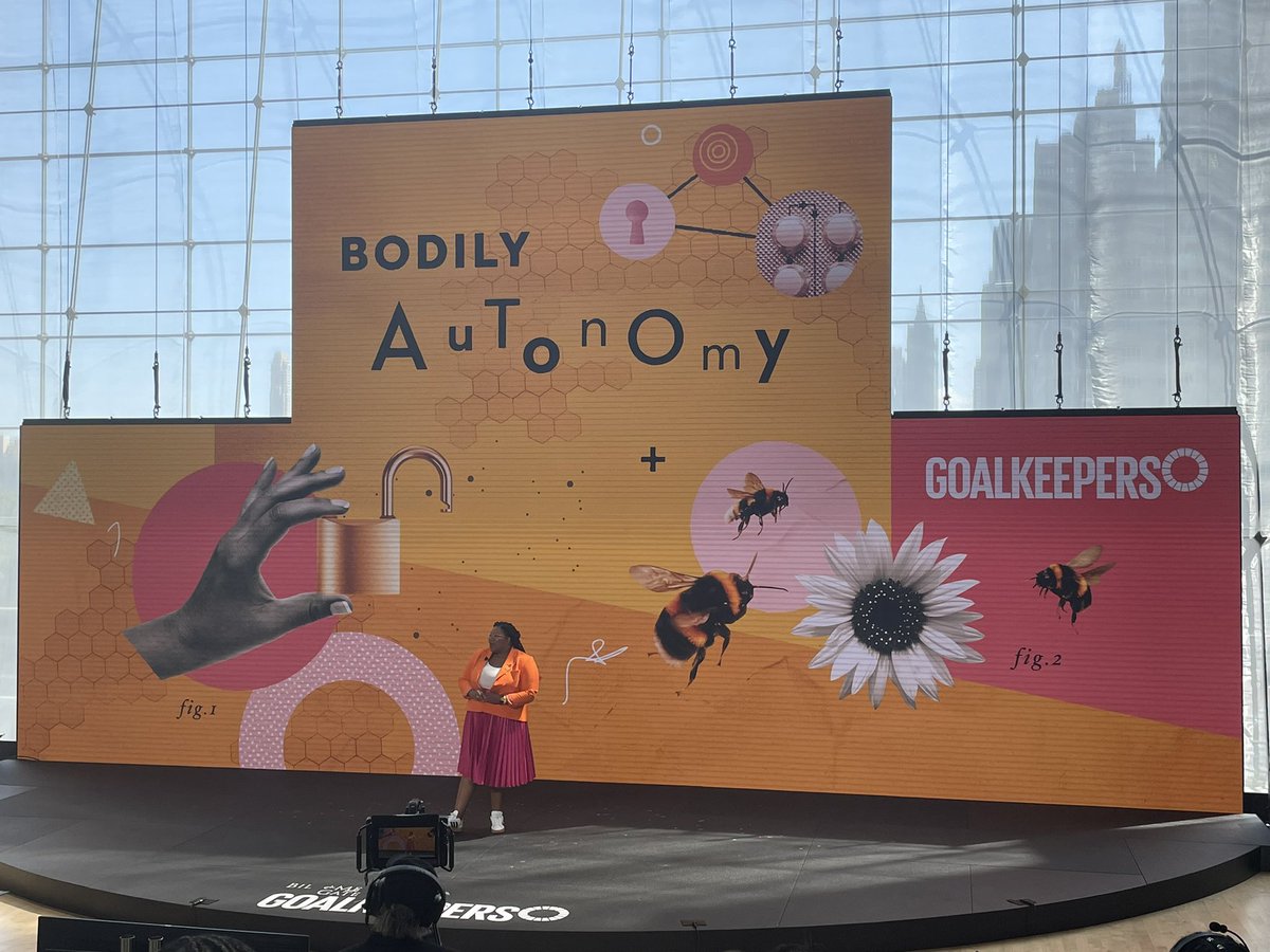 Global_ErinH's tweet photo. As doctors we were trained to see women as a collection of organs. We weren’t taught to make time for women’s stories, aspirations. To see women in their full humanity. To see medicine and abortion as tools for liberation and advancing human rights. @drtlaleng 👏 #Goalkeepers2030 https://t.co/P5GNUcAZij