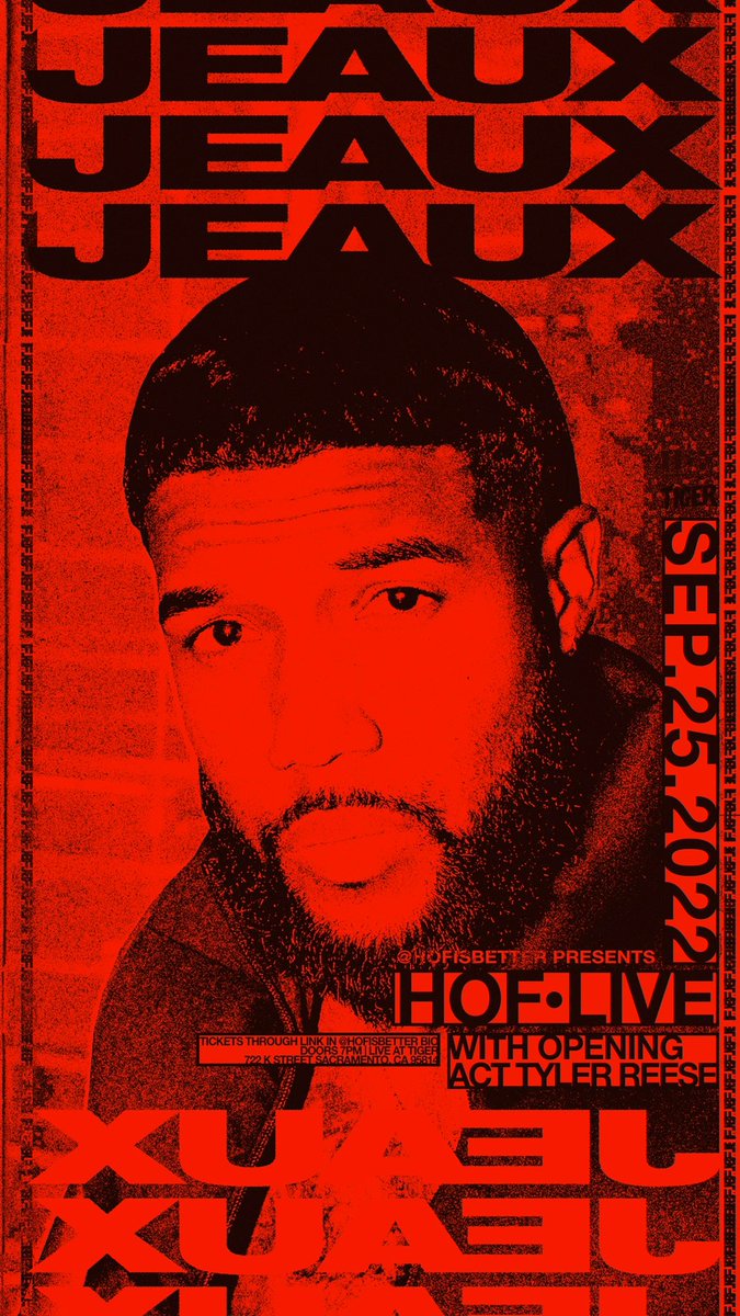 tiger700block's tweet image. a very special weekend ahead y’all! 👀

SATURDAY - @wheresMars comedy special premiere party! tickets:
eventbrite.com/e/mars-parker-…

SUNDAY - @itsjeaux1 HOF LIVE exclusive live show! tickets: 
eventbrite.com/e/hof-live-ft-…

see you soon?!? 🐯🤍🎬