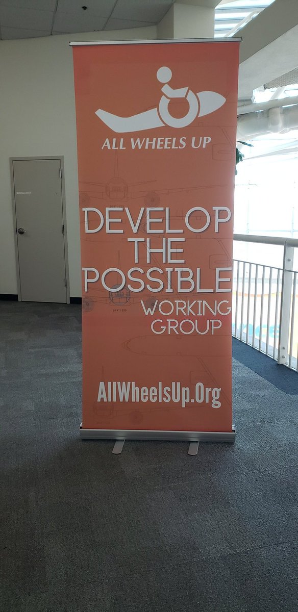 Getting ready to speak this morning at @allwheelsup working group. Presenting results of our congressional research study for feasibility of onboard wheelchairs.