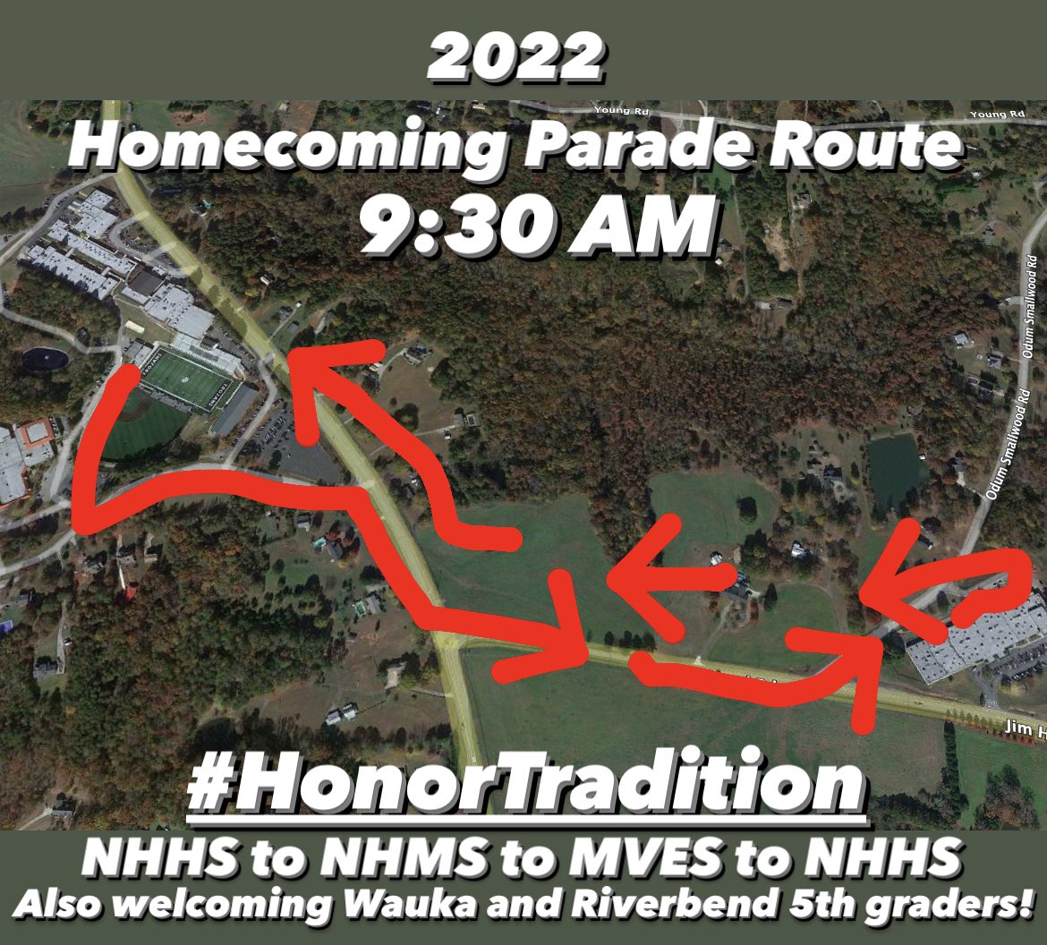 NorthHallHigh's tweet image. HOMECOMING PARADE!

On Friday, September 23rd
9:30 AM 

Come see Homecoming Court, North Hall band, football, cheer, various NHHS student sports, clubs, and activities, and floats from: @northhallmiddle @WaukaMountain @MVESGainesville @riverbendes 

#ClusterPower #ONEnorthhall