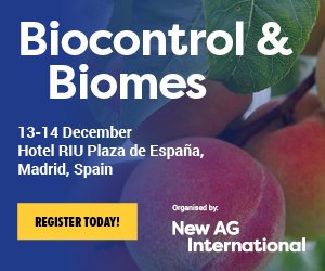 NewAgIntl's tweet photo. SUPER EARLY BIRD ENDS THIS WEEK! Save up to £600 when you book by 23 September - Biocontrol &amp; Biomes, 13-14 Dec, Madrid, Spain. 
Registration: https://t.co/y0ed3P3ETS 

#Biobiomes # biocontrol #innovation #europeanmarkets #controlpests #microbes #plantmicrobiome #soilmicrobiome https://t.co/Bup3V7Lqu1