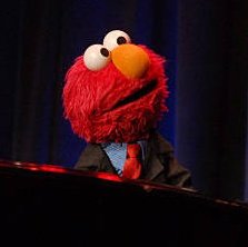 elmothinker's tweet image. suit elmo!