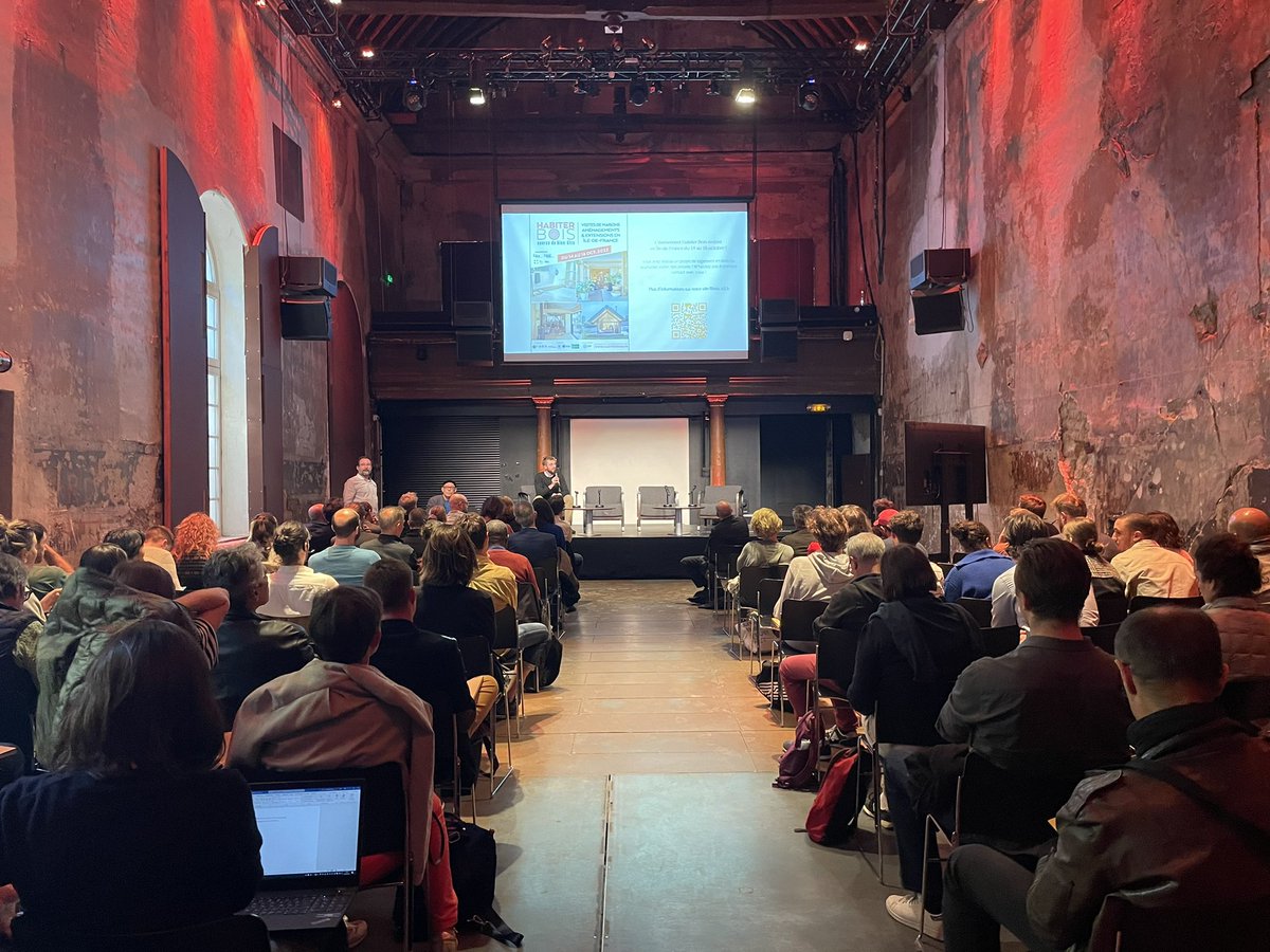 MA_IDF's tweet image. [En ce moment à la @MA_IDF]
🗣️ Conférence #6 du cycle &quot;L’architecture sort du bois&quot; 👉 La mixité 
@fibois_idf @uicb_Fr @MA_IDF
Avec le soutien du #Codifab
#teamarchi #bois #architecture #mixité