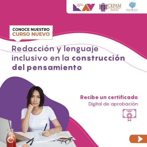 LaveduOrg's tweet photo. Te invitamos😃!! A nuestra nueva Especialización 👉Redacción y lenguaje Inclusivo en la construcción del pensamiento. 👩‍💻
! Inscríbete ahora, y aprovecha nuestros descuentos de lanzamiento 🎉  https://t.co/cl65tMnByb
Información al 📲 0964115404 - info@lavedu.org https://t.co/FAwZEGgZOT
