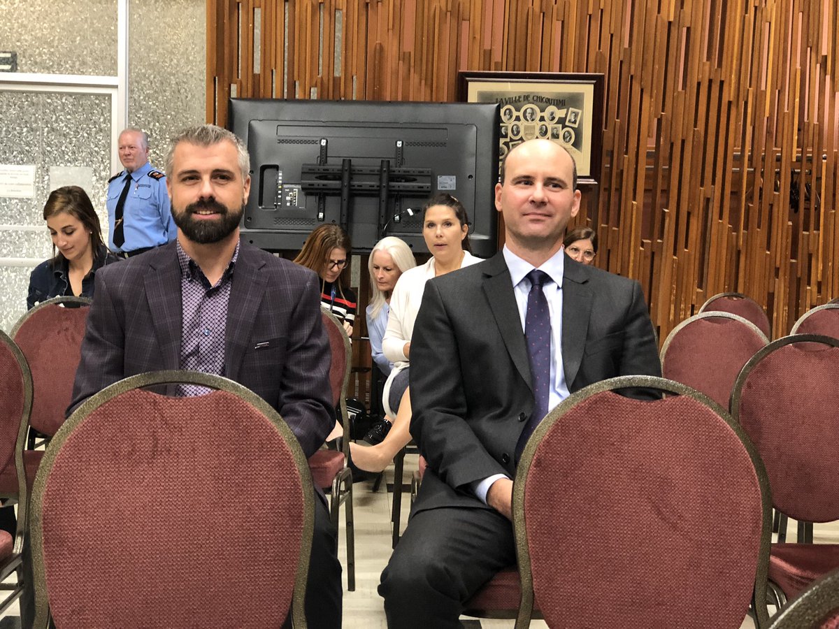 Gabriel Rioux succèdera à Jean-François Boivin comme directeur général de la Ville de Saguenay. Il sera appuyé de David Vachon, qui sera directeur général adjoint. #rcsag