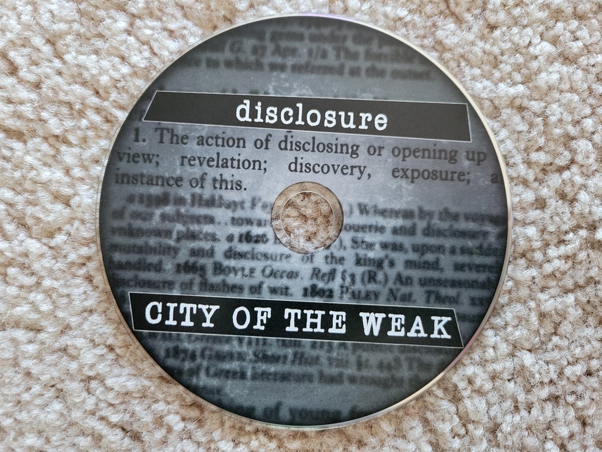 TheRockDude99's tweet photo. @CityoftheWeak @StefwithanfCOTW Listening to CITY OF THE WEAK - disclosure ... 2014 #cityoftheweak #stefwithanf #rock ๐ค๐ธ๐ถโค๏ธ๐ @Paige_M_Gregory @ClaudiaComedy @STaylorOfficial https://t.co/c8DOX9BEV5