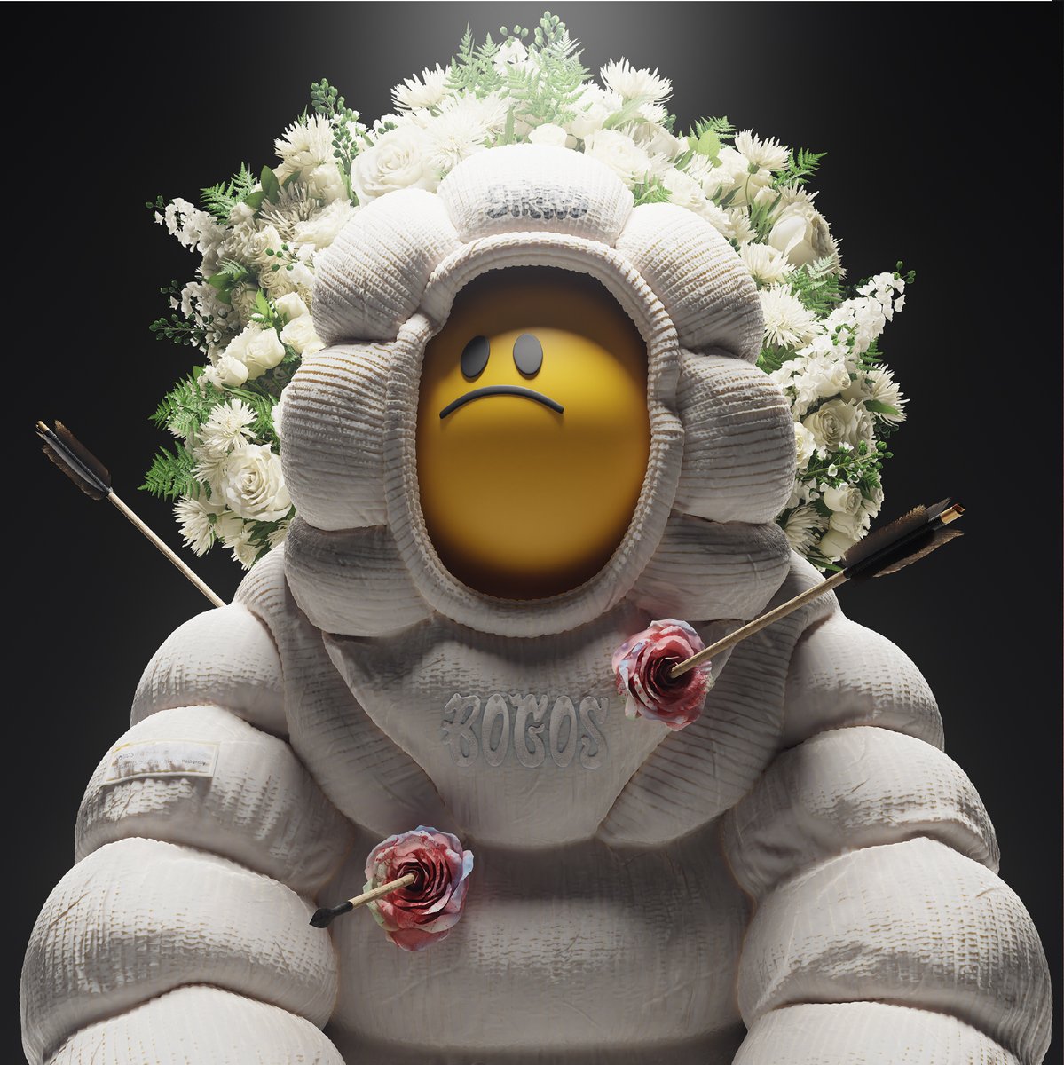 The Martyr Bogo and his band of fallacious friends are finally here.

The 24 hour OpenSea auction starts on September 24th at 8 pm.

Link in Bio. 
Or visit bogos.church or smircs.com for more.
More below: