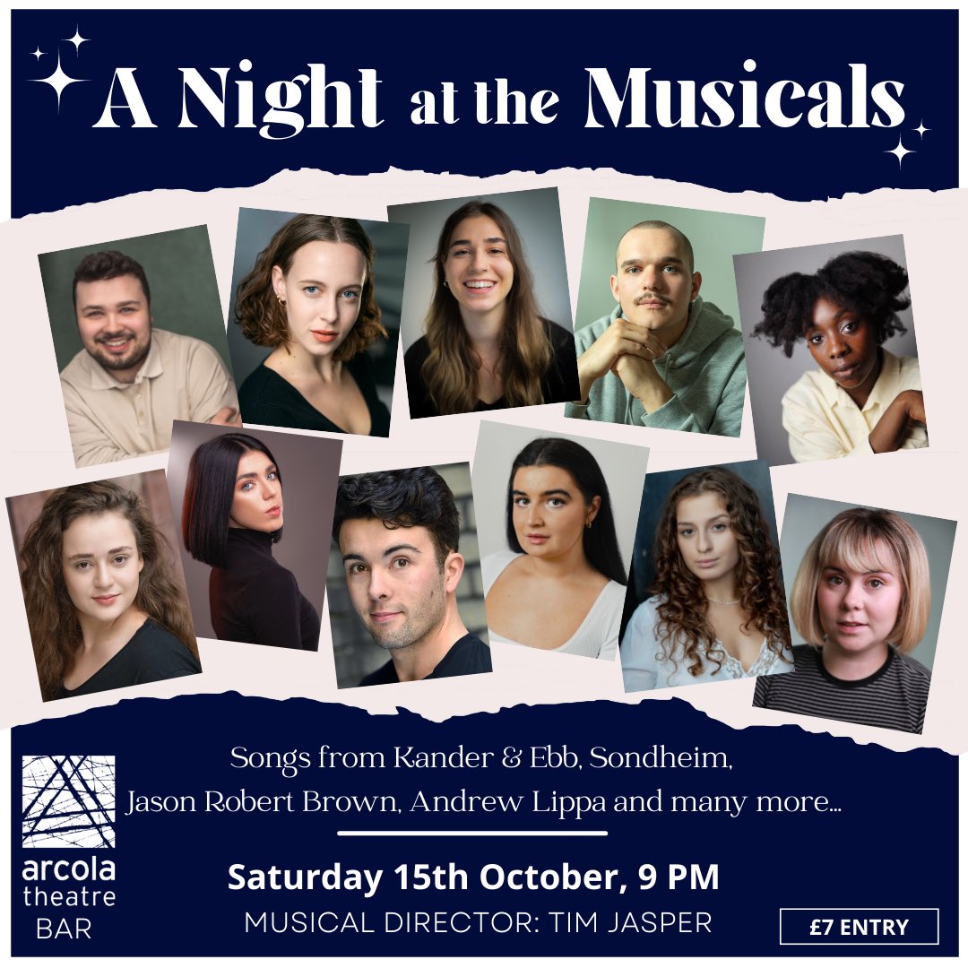✨A Night At The Musicals✨
I am proud to have organised an evening of musical theatre where myself and friends will be performing. Join us for this fun evening at the Arcola Theatre Bar on the 15th of October! <a href="/arcolatheatre/">Arcola Theatre</a> 

arcolatheatre.com/whats-on/a-nig…
<a href="/network_actor/">TheActorSupportNetwork 🇺🇦</a>