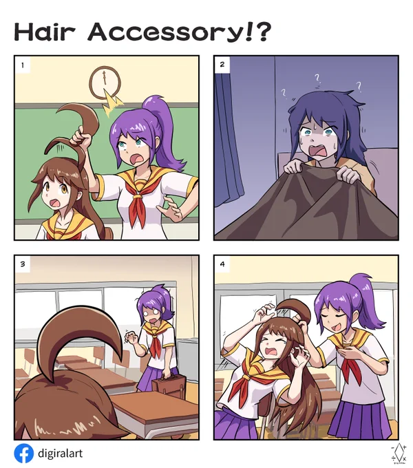 #RandomGirlA #RandomGirlE
Hair Accessory!? 