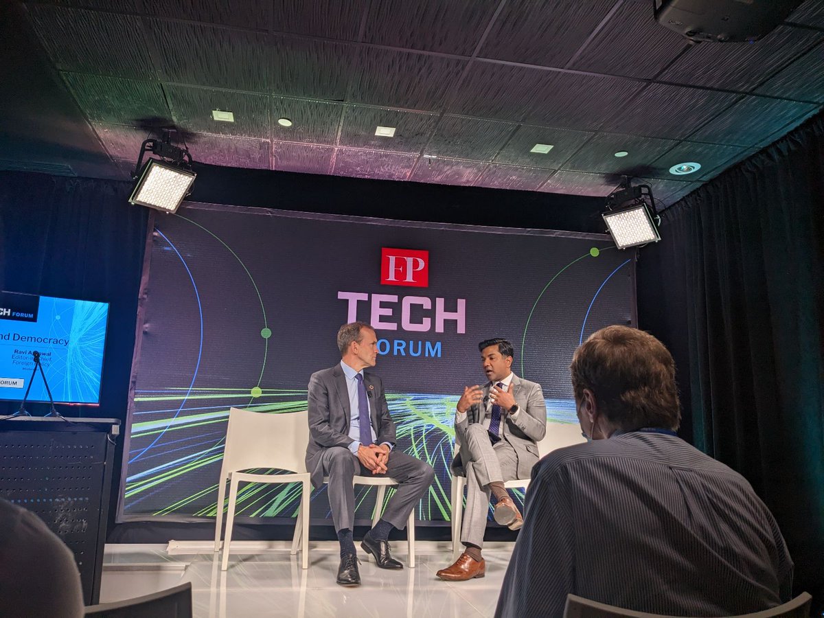 Kent_Walker's tweet photo. Thank you to @RaviReports for the discussion on the need for digital solidarity and more aligned frameworks to support open and democratic values. Countries and companies need to work together to ensure the benefits of tech are widely shared. #FPTechForum https://t.co/KsSsDqTJ0d https://t.co/EcDE7jAevb