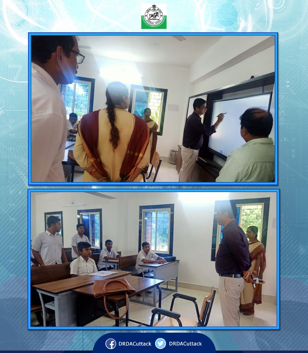 ZP_Cuttack's tweet photo. CDO-CUM-EO visit Kantapada block for inspection of 5T schools, during his visit he interacted with the students to know about their feedback on the digital learning system and other avenues of #5T school.
#children #futureb #of #our #country https://t.co/7JXrrNqKRo