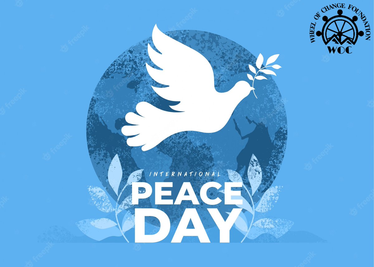 Wocnavimumbai's tweet photo. Happy World Peace Day!
Imagine all the people living life in peace. ...
#wheelofchange
#happyworldpeaceday https://t.co/f26BrrKxfo